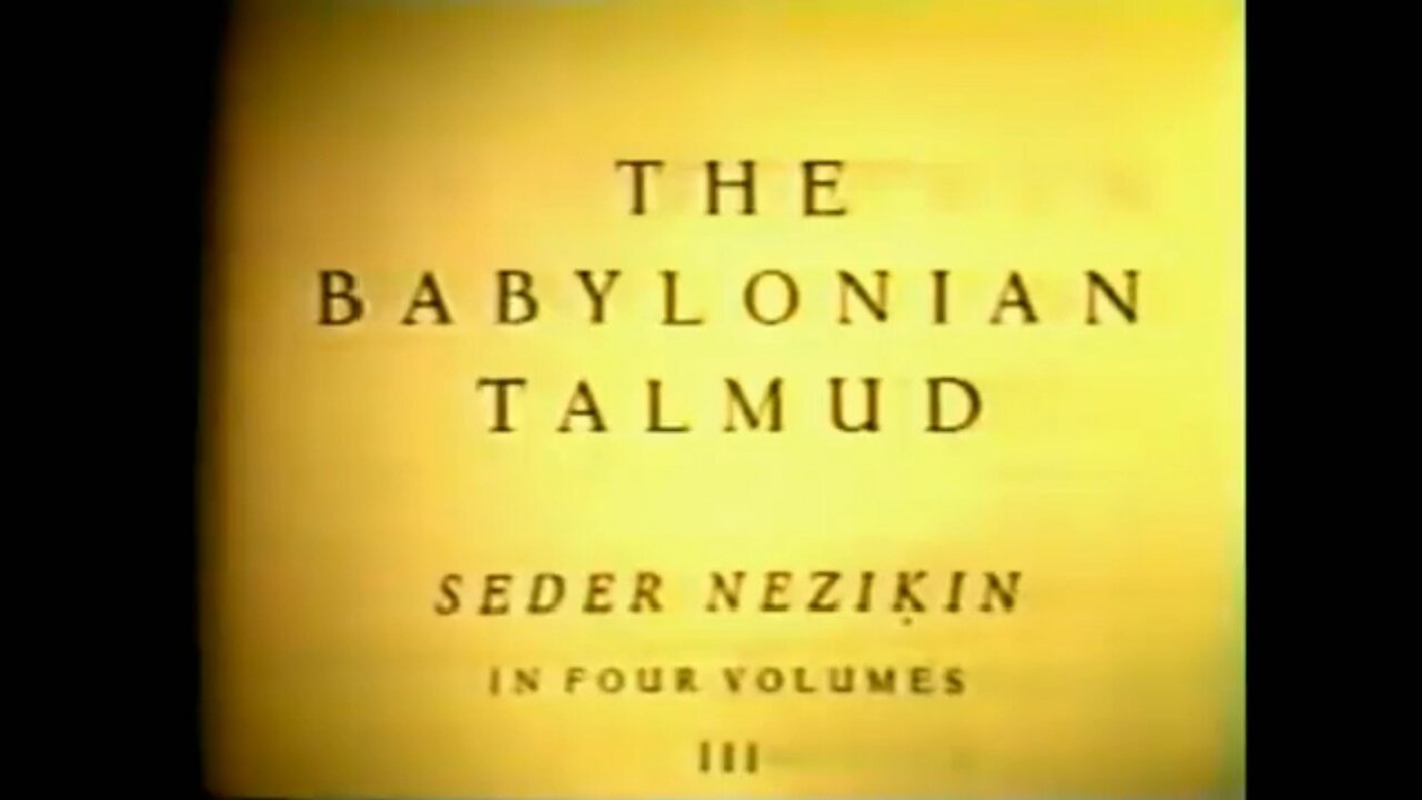 The Babylonian Talmud - Ted Pike