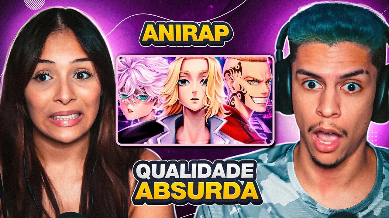 ANIRAP - 3 Divindades | Mikey, Senju e South | [React em Casal] 🔥