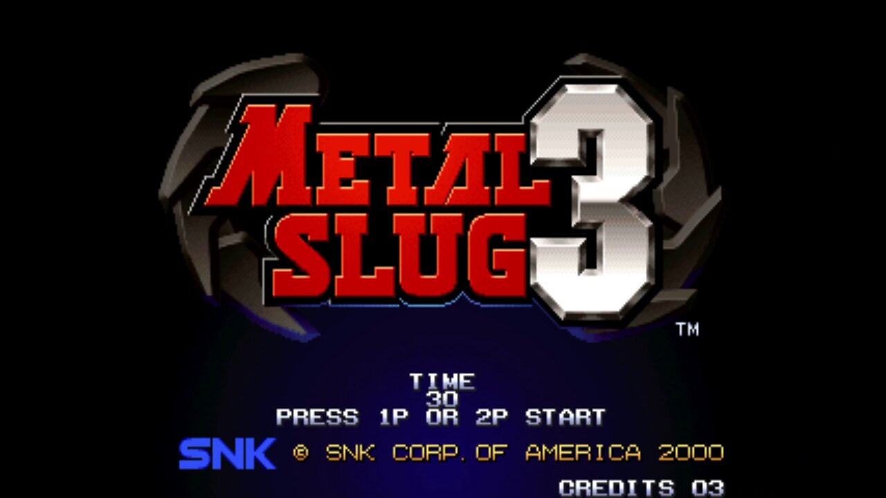 Metal Slug 3 Arcade Game, SNK 2000, playthrough