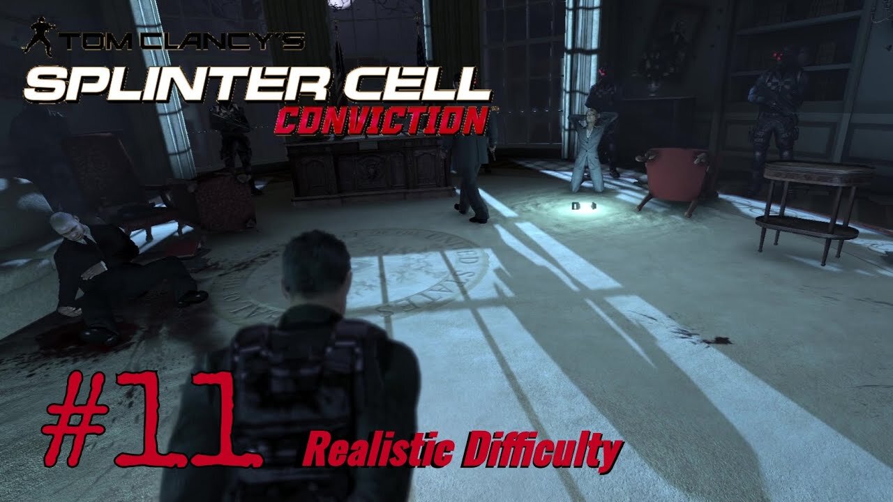 Tom Clancy's Splinter Cell Conviction: Realistic Difficulty Part 11 The White House