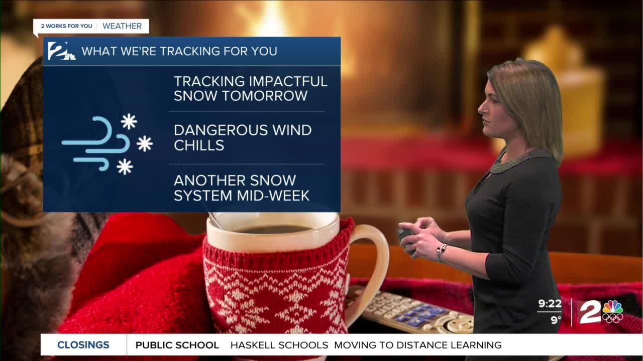 Tracking Snow and Dangerous Cold