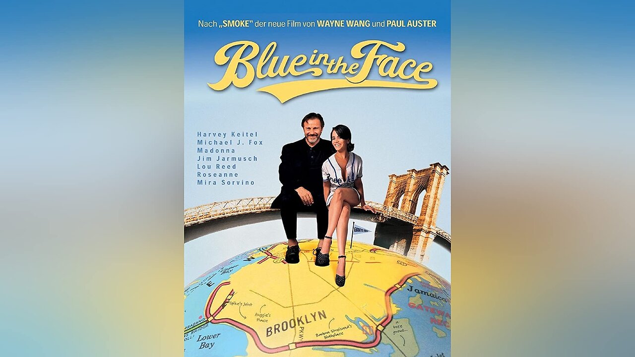 Blue in The Face (1995 Full Movie) | Comedy/Indie Film | Harvey Keitel, Giancarlo Esposito, Roseanne Barr, Michael J. Fox, Lily Tomlin, Mira Sorvino, Lou Reed, and Madonna (Cameo). | #NowGetaGripAndHaveAfucKingLaugh