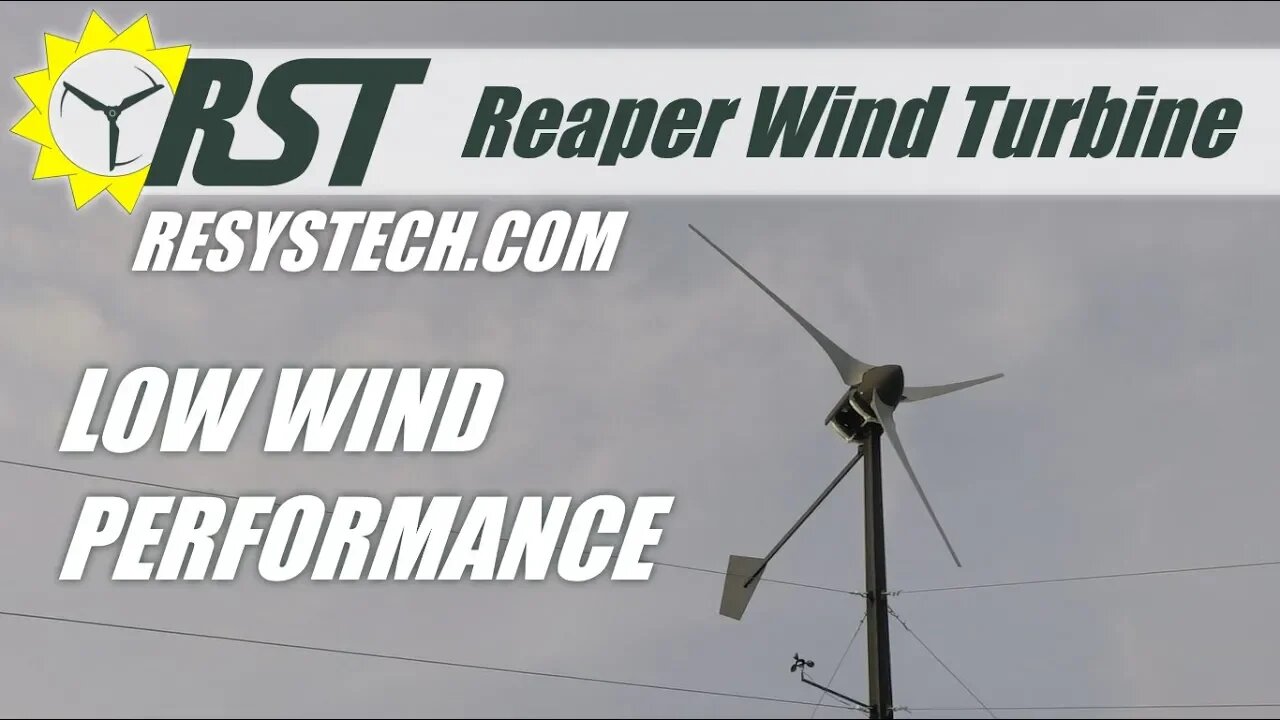 3 kW Off Grid Reaper Wind Turbine - Clean Low Wind Performance