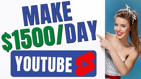 How to Make Money with YouTube Shorts! $1500/ DAY (NEW)