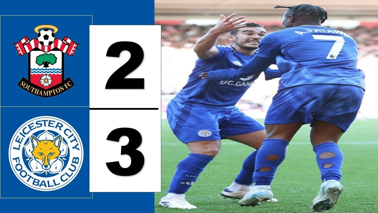 Southampton 2-3 Leicester