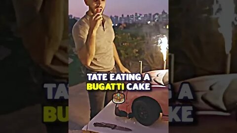 Tate Eating a Bugatti Cake!