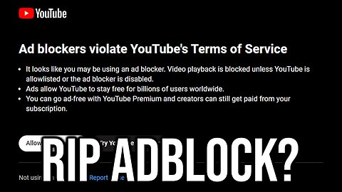 YouTube May BLOCK YOU From Watching Videos Now...