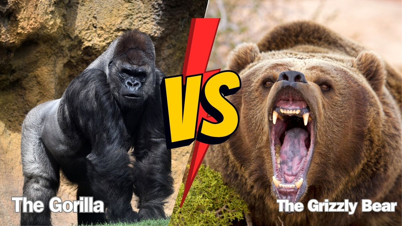 Terrifying Encounter: Gorilla vs Grizzly - Which Beast Reigns Supreme?