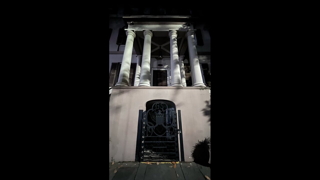 Exploring Haunted Savannah at night