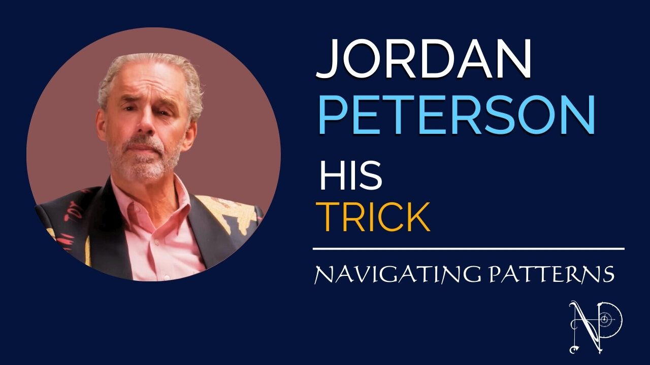 Jordan Peterson - his trick!