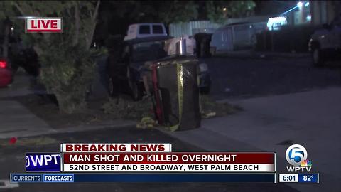 36-year-old man fatally shot in West Palm Beach