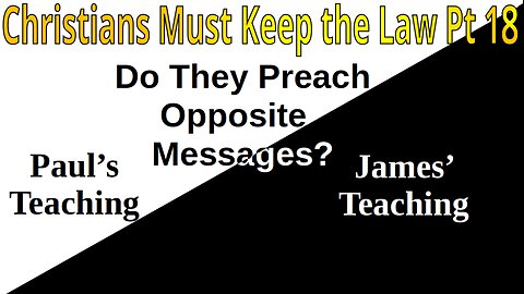 Christians Must Obey the Law Pt 18