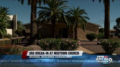 Tucson church burglarized