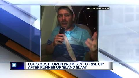 Louis Oosthuizen lip-syncs 'Rise Up' after career grand slam of runner-up finishes