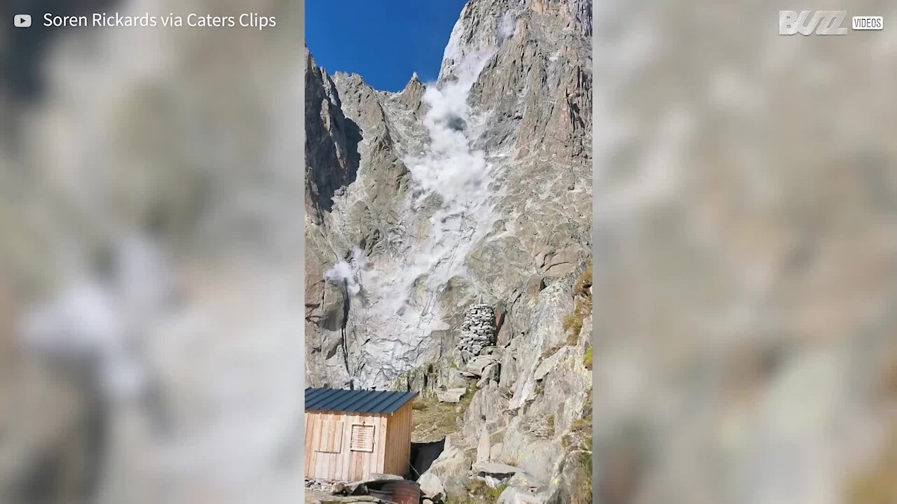 Deslizamento de terra assusta em montanha francesa 1