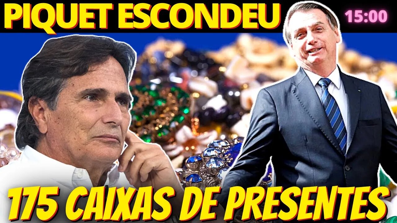 CADEIA - Bolsonaro tem mais de 9 mil presentes escondidos no sítio do Piquet