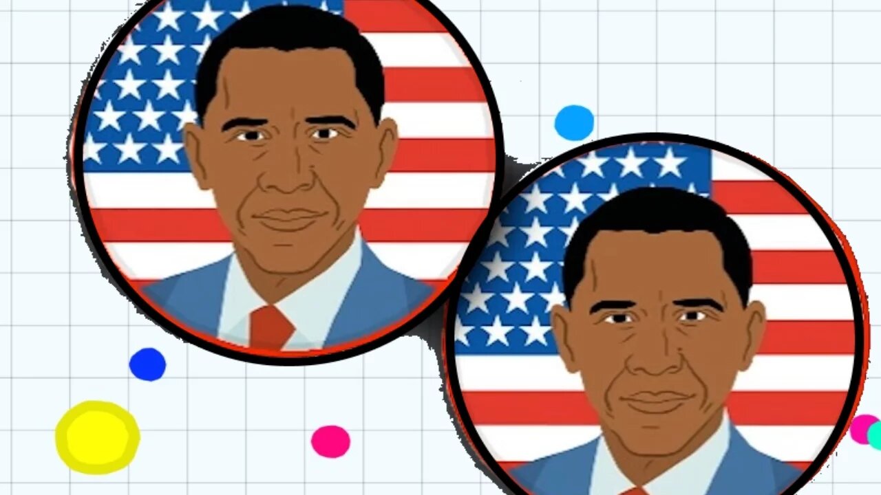 I FOUND PRESIDENT OBAMA IN AGAR.IO (AGARIO: THE WORLD'S MOST ADDICTING GAME)