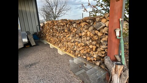 Making Above Ground Firewood Stand - Trying To Control Mice Problem