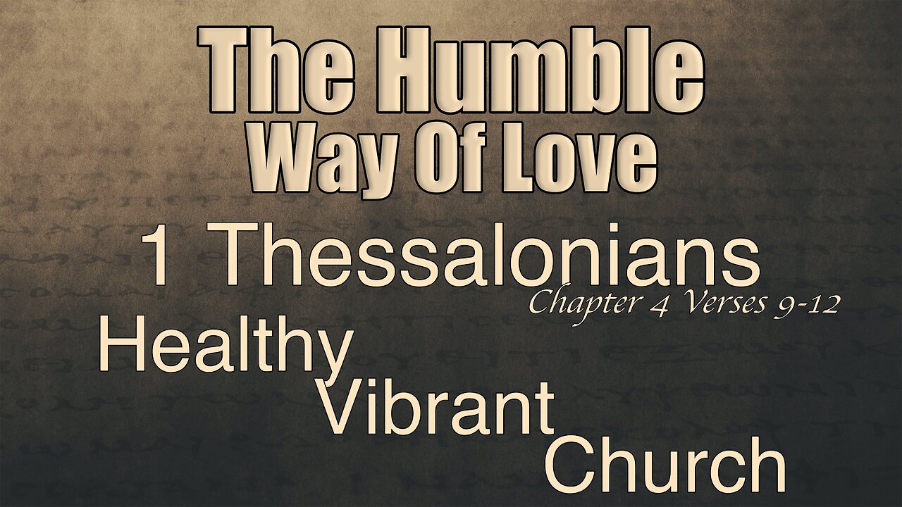 CFC Sunday Sermon - October 20, 2024 - The Humble Way of Love