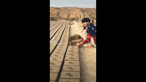 Sana Before Her Freedom Making Dresses in a Brick Yard Making Bricks