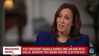 Kamala On Covering Up Biden's Decline: He's Not Running For President