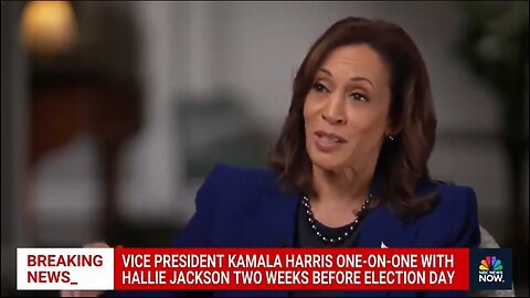 Kamala On Covering Up Biden's Decline: He's Not Running For President