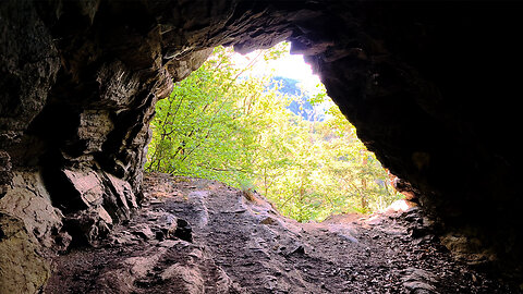 To The Hidden Cave - ASMR Virtual Forest Walk Nature Sounds No Music