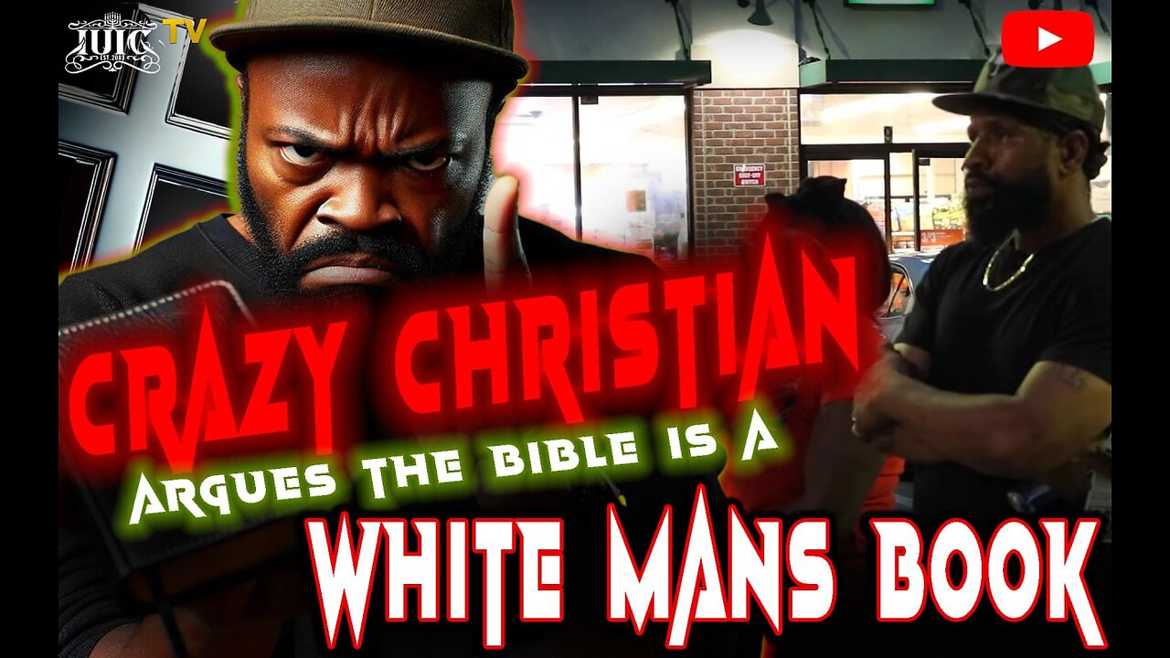 Crazy Christian Argues The Bible Is The White Mans Book…‼️