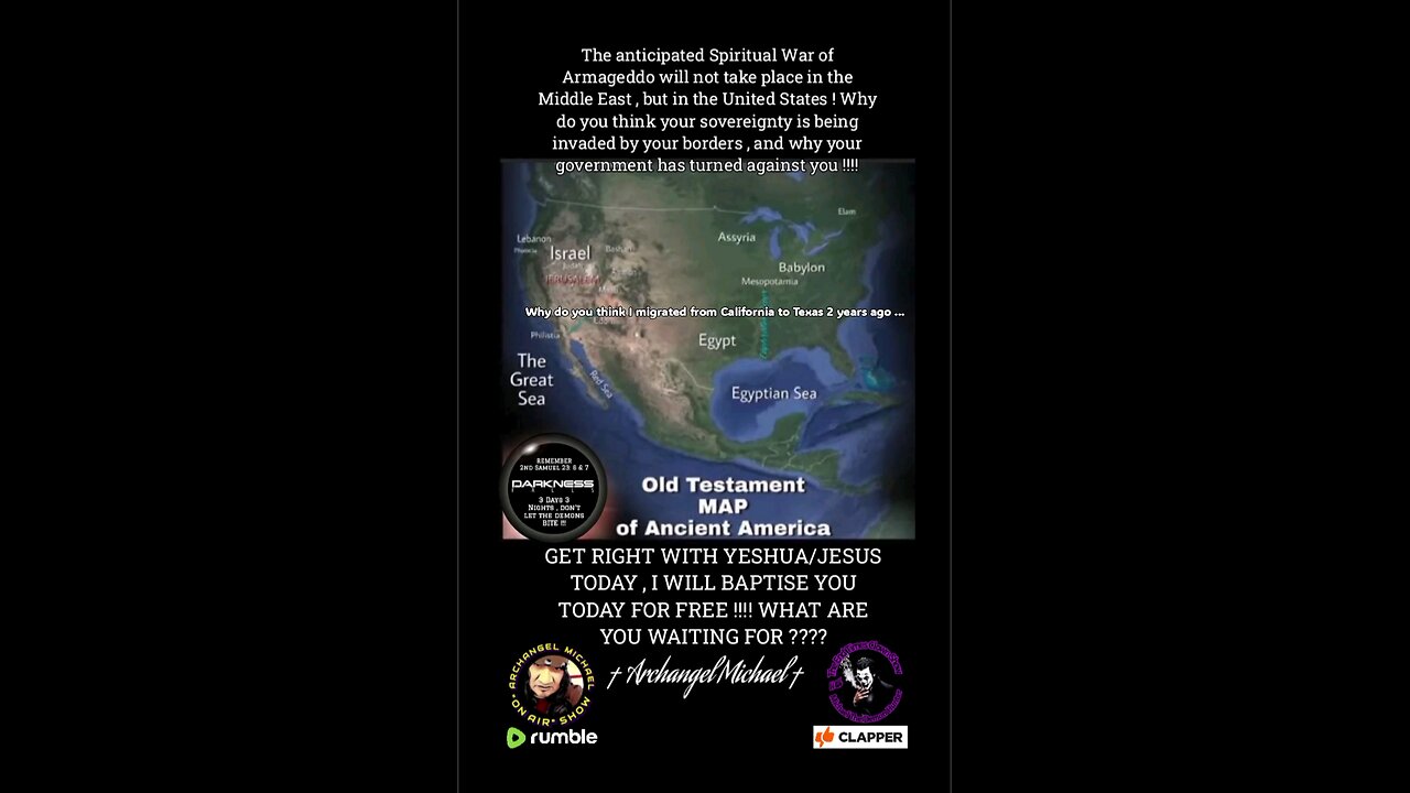 The Anticipated Spiritual Supernatural War of Armageddo will not be fought in the Middle East !