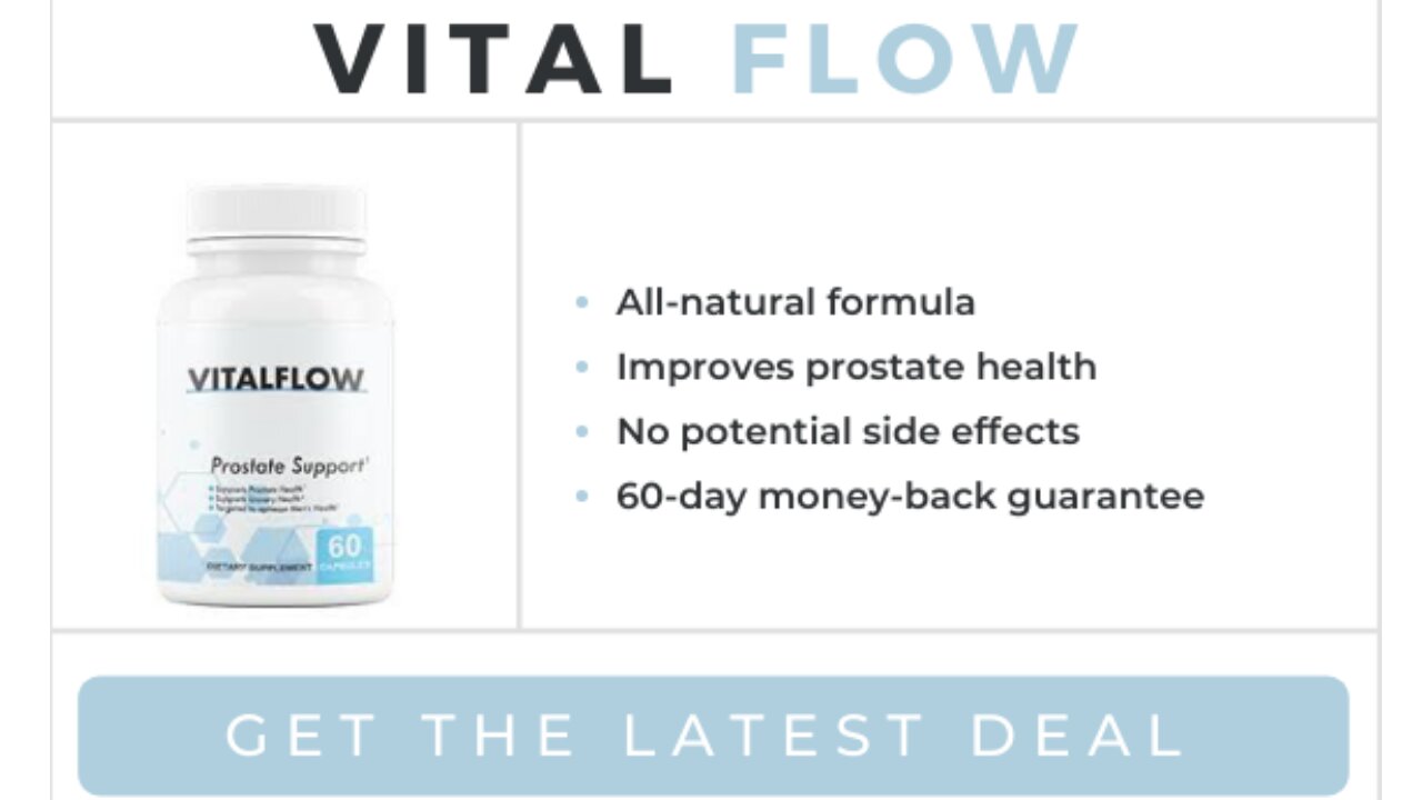 Vital Flow - best prostate Supplement