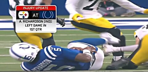 Anthony Richardson *GRUESOME HIP INJURY* vs Steelers | Colts vs Steelers