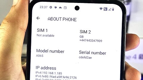 ANY Nothing Phone How To Find Your Phone Number