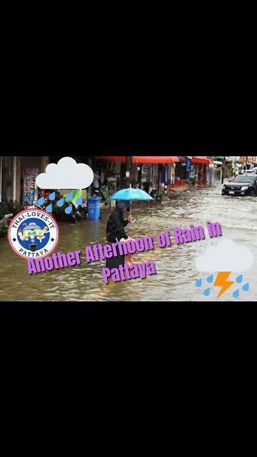 Pattaya Thailand Heavy Rain And Thunderstorm#short