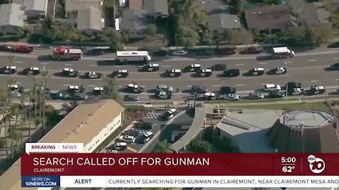 Search called off for Clairemont gunman