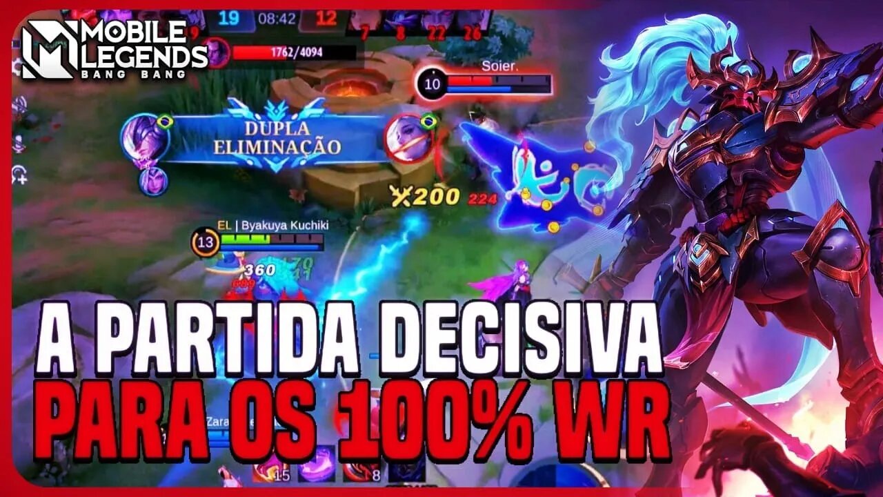 A PARTIDA QUE TROUXE O GLÓRIA 100% DE WR NA SEASON 29 | MLBB