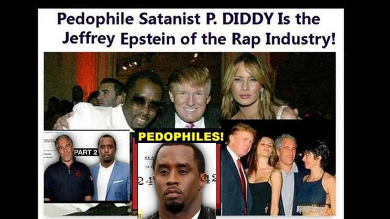 Sick Satanic Pedophile Child Rapist Psycopath P Diddy in Plain Sight Again!