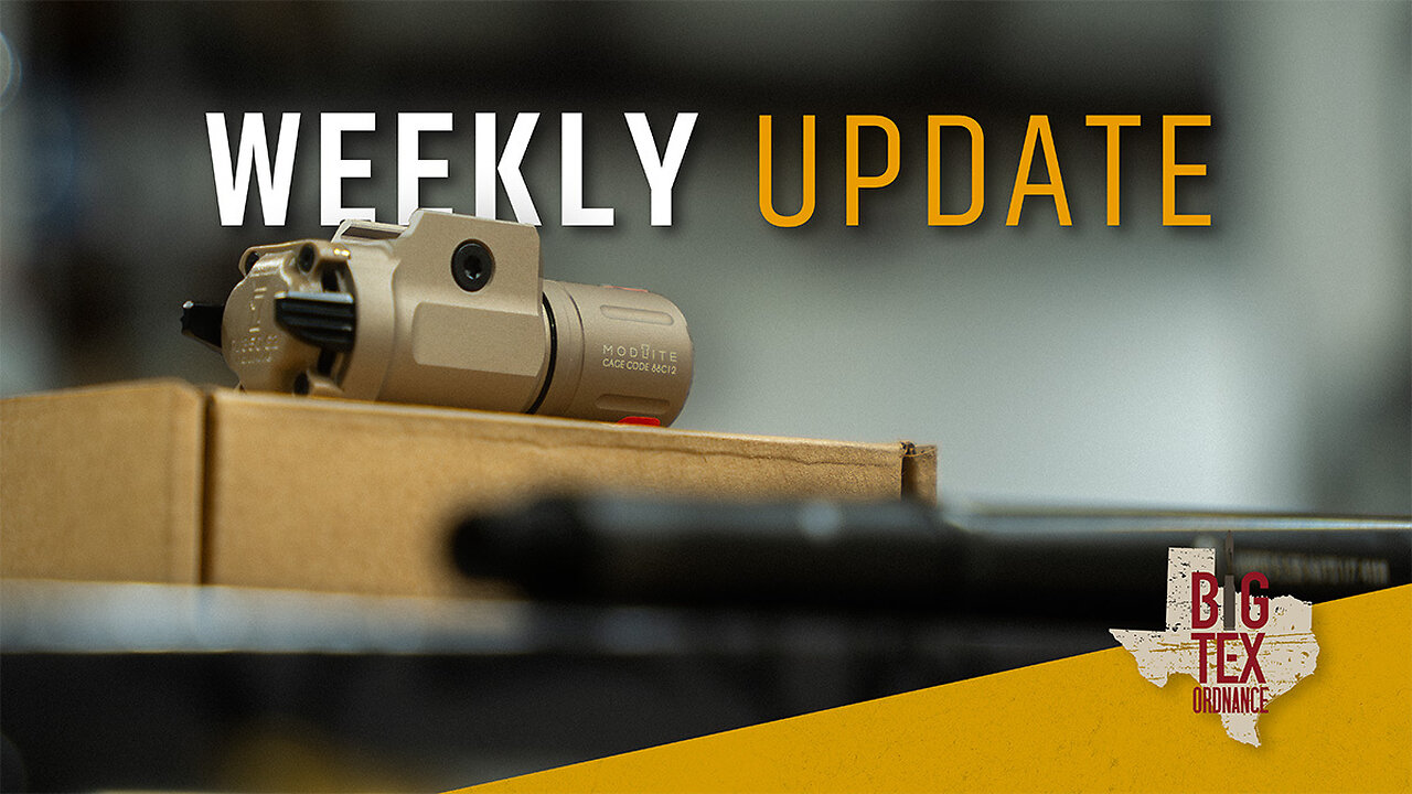 BTO Weekly Update #52 (Modlite PL350C, Rosco MFG, ESD Slings, Rainier Arms Ultramatch, Kratos RE)