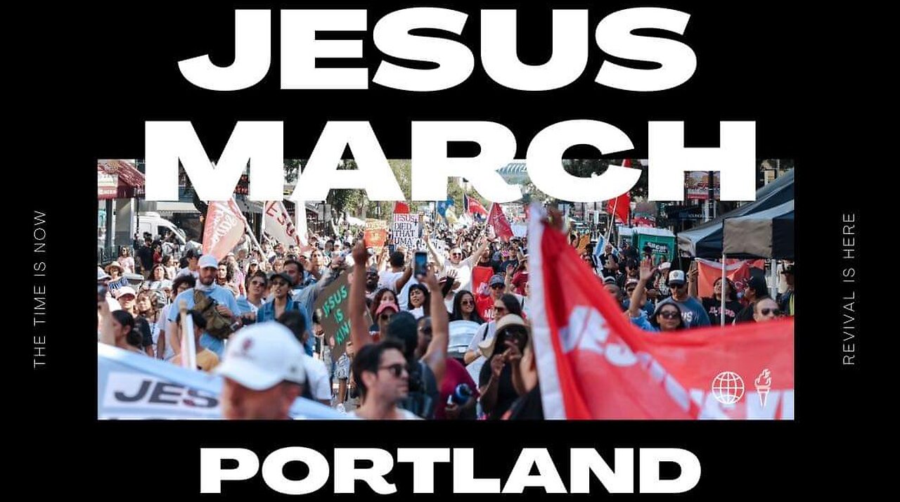 ✝️🔴JESUS MARCH🔴✝️ PORTLAND, OREGON 2024 #live #jesus #news #love #god #rumble