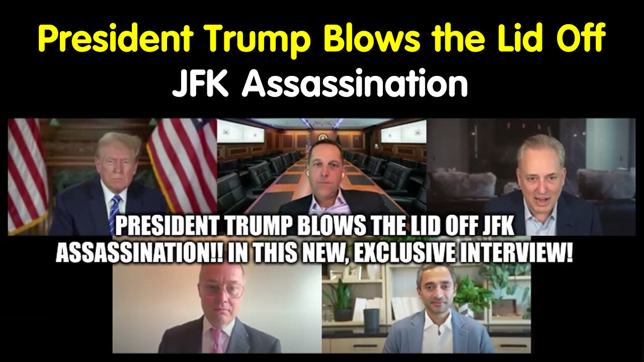 President Trump Blows the Lid Off JFK Assassination! In This New, Exclusive Interview!