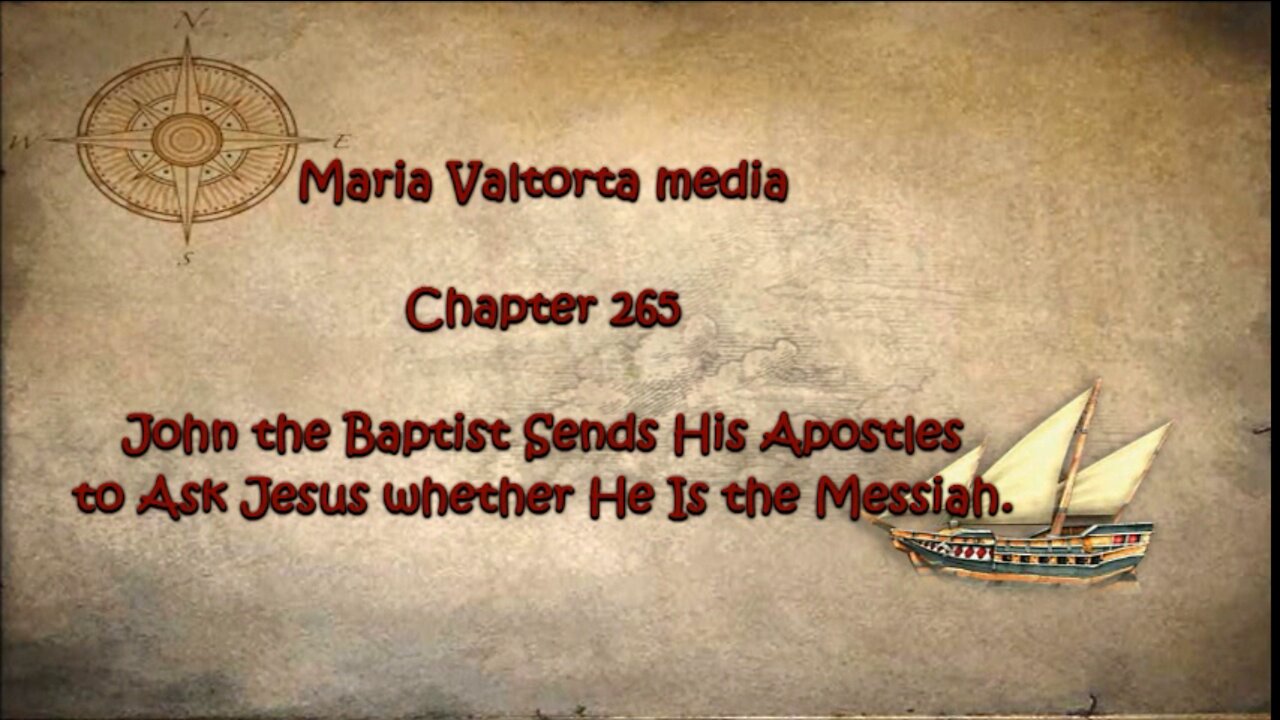 John the Baptist Sends His Disciples to Ask Jesus whether He Is the Messiah.