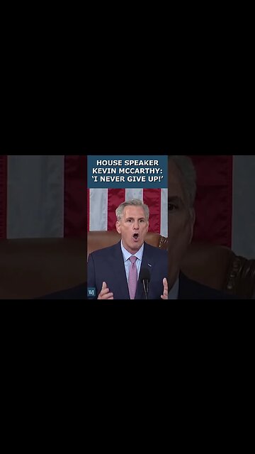 McCarthy: 'I never give up!'