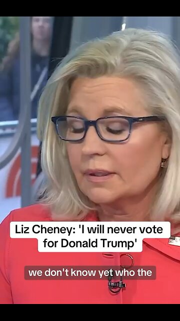 LIZ CHANEY IS GOING TO DO ANYTHING TO DEFEAT DONALD TRUMP 👀👀