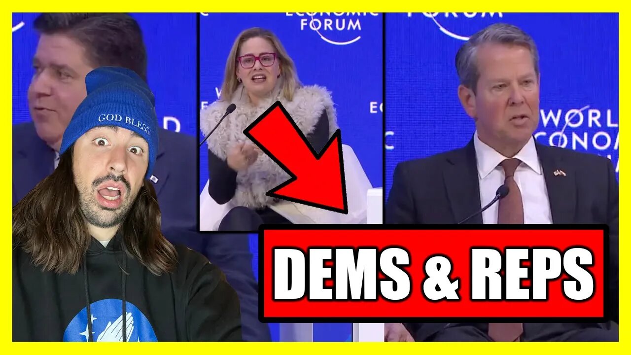 World Economic Forum 2023: Kemp, Sinema, Pritzker & Manchin Attend. What’s Going On? (REACTION)