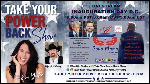 JOIN US 11/5 For LIVE UPDATES FROM DJT'S PRESIDENTIAL ELECTION NIGHT WATCH PARTY WITH TAKE YOUR POWER BACK SHOW KIM YEATER & MARK ANTHONY