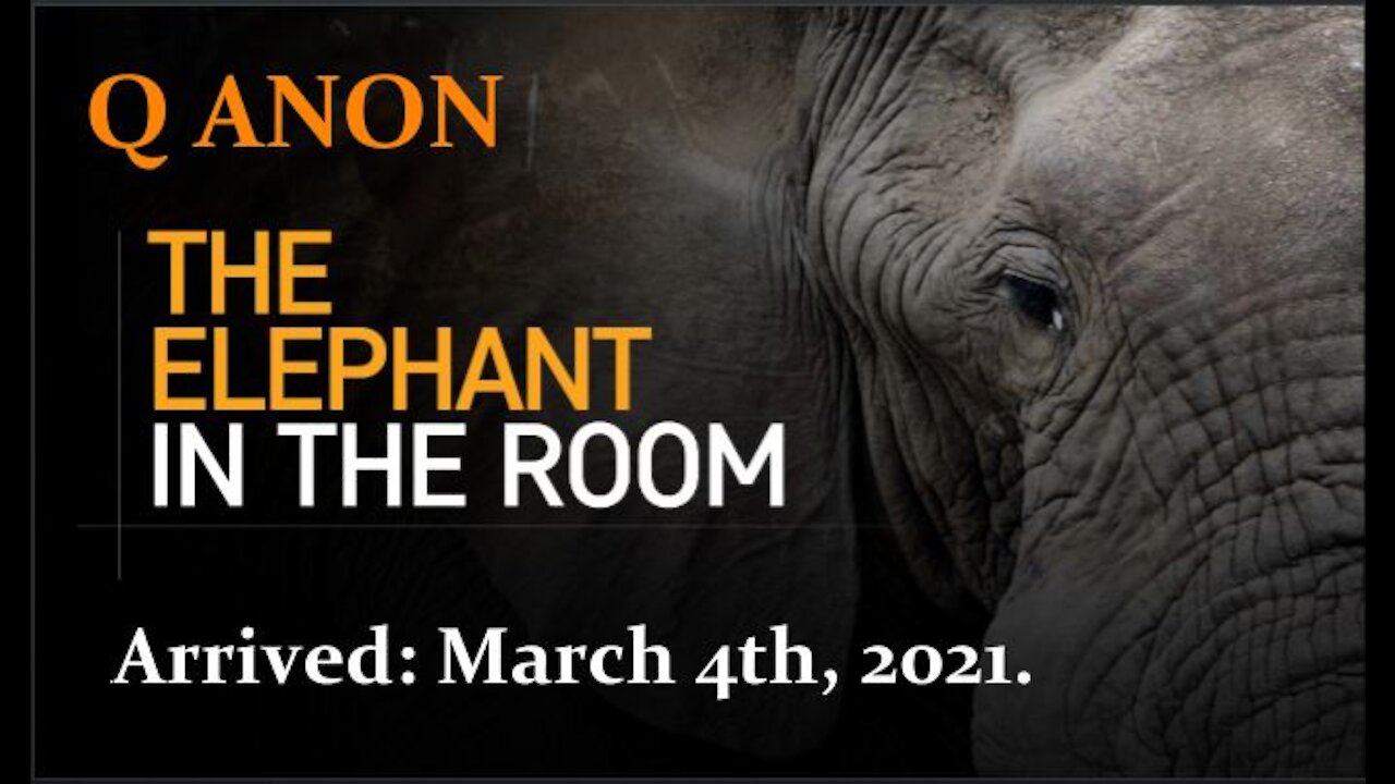 March 4th, 2021: The Day That Q Anon Officially Became the Truth Communities Elephant in the Room