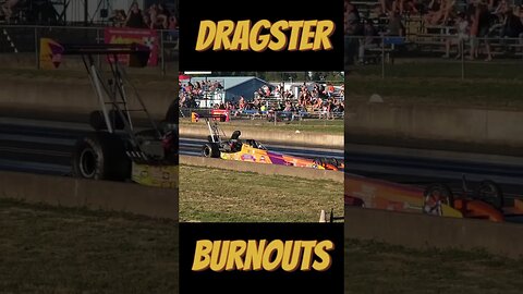 Blown and Injected Dragster Burnouts! #shorts