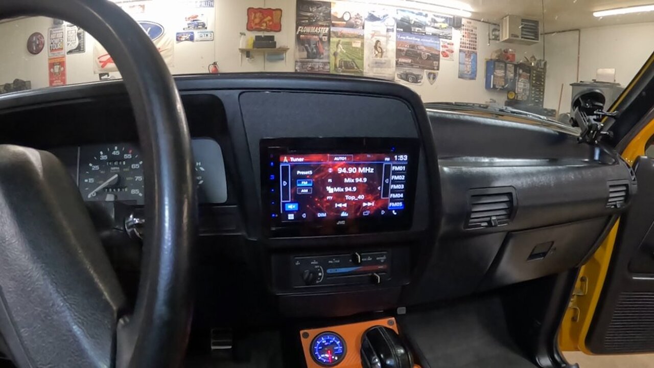 Installing a Double Din Radio in my 89 Ford Ranger