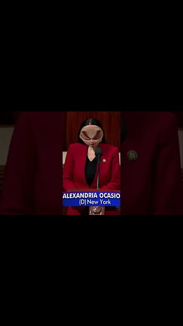 Alexandria Ocasio Cortez Flat Face AOC