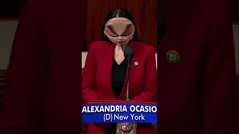 Alexandria Ocasio Cortez Flat Face AOC