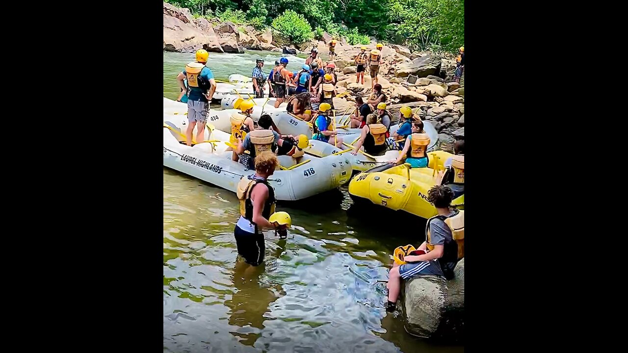 White Water Rafting Boat Issue